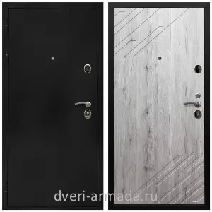 Черные входные двери, Металлическая дверь входная Армада Престиж Черная шагрень / МДФ 16 мм ФЛ-143 Рустик натуральный