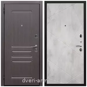 Двери МДФ для квартиры, Дверь входная Армада Экстра ФЛ-243 Эковенгед / ФЛ-291 Бетон светлый