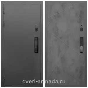 Умная входная смарт-дверь Армада Гарант Kaadas K9/ МДФ 10 мм ФЛ-291 Бетон темный