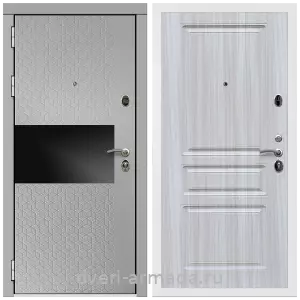Двери МДФ для квартиры, Дверь входная Армада Престиж Белая шагрень МДФ 16 мм Милк рикамо софт / МДФ 16 мм ФЛ-243 Сандал