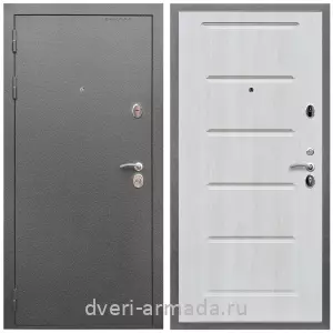 Входные двери толщиной 1.5 мм, Дверь входная Армада Оптима Антик серебро / ФЛ-39 Дуб Филадельфия крем