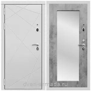 Красивые входные двери, Дверь входная Армада Тесла МДФ 16 мм / МДФ 16 мм ФЛЗ-Пастораль, Бетон темный