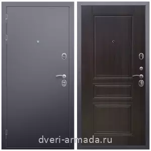 Правые входные двери, Дверь входная железная Армада Люкс Антик серебро / ФЛ-243 Эковенге красивая с порошковым покрытием