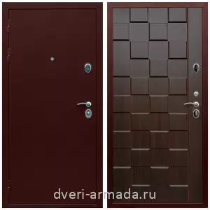 Правые входные двери, Дверь входная Армада Люкс Антик медь / МДФ 16 мм ОЛ-39 Эковенге