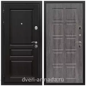 Входные двери толщиной 1.85 мм, Дверь входная Армада Премиум-Н МДФ 16 мм ФЛ-243 Венге / МДФ 10 мм ФЛ-38 Дуб филадельфия графит