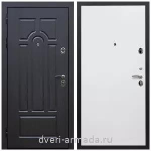 Двери МДФ для квартиры, Дверь входная Армада Эврика МДФ 10 мм ФЛ-58 Венге / МДФ 10 мм Гладкая белый матовый