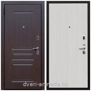 Красивые входные двери, Дверь входная Армада Экстра ФЛ-243 Эковенге / ПЭ Венге светлый со звукоизоляцией