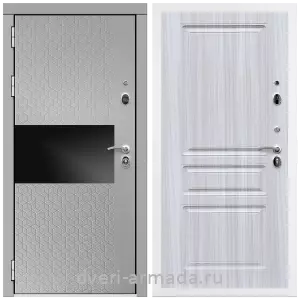 Входные двери лофт, Дверь входная Армада Престиж Белая шагрень МДФ 16 мм Милк рикамо софт / МДФ 16 мм ФЛ-243 Сандал