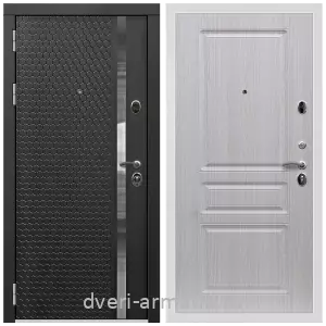 Входные двери черная шагрень, Дверь входная Армада Престиж Белая шагрень МДФ 16 мм ФЛН - 501 / МДФ 16 мм ФЛ-243 Дуб беленый