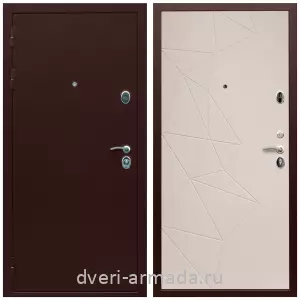 Антивандальные для квартир, Дверь входная Армада Люкс Антик медь / МДФ 16 мм ФЛ-139 Какао нубук софт