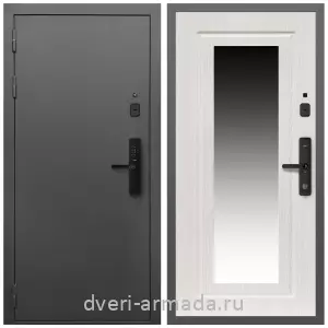 Входные двери со вставками, Умная входная смарт-дверь Армада Гарант Kaadas S500/ МДФ 16 мм ФЛЗ-120 Дуб белёный