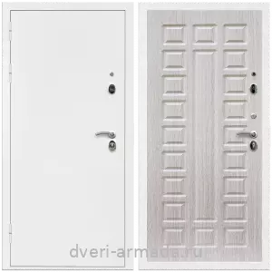 Входные двери Верона, Дверь входная Армада Оптима Белая шагрень / МДФ 16 мм ФЛ-183 Сандал белый
