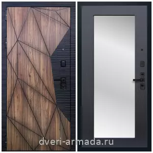 Входные двери с зеркалом МДФ, Дверь входная Армада Ламбо МДФ 10 мм / МДФ 16 мм ФЛЗ-Пастораль, Венге