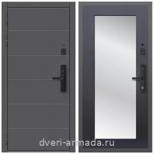 МДФ с зеркалом, Дверь входная Армада Роуд МДФ 10 мм Kaadas S500 / МДФ 16 мм ФЛЗ-Пастораль, Венге