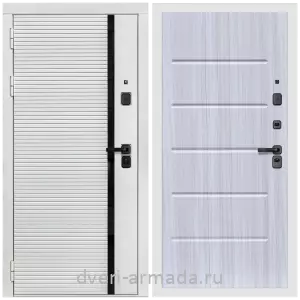 Входные двери толщиной 1.2 мм, Дверь входная Армада Каскад WHITE МДФ 10 мм / МДФ 10 мм ФЛ-102 Сандал белый