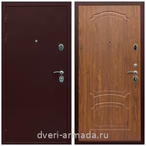 Одностворчатые входные двери, Дверь входная утепленная Армада Люкс Антик медь / ФЛ-140 Мореная береза