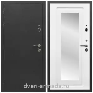 Черные входные двери, Металлическая дверь входная Армада Престиж Черный шелк / ФЛЗ-120 Ясень белый