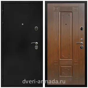 Входные двери толщиной 1.5 мм, Дверь входная Армада Престиж Черная шагрень / ФЛ-2 Морёная берёза