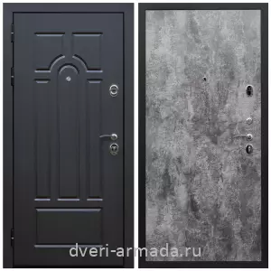 МДФ, Дверь входная Армада Эврика МДФ 10 мм ФЛ-58 / МДФ 6 мм ПЭ Цемент темный