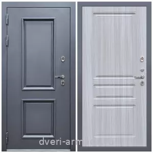 Уличные двери для коттеджа, Дверь входная уличная в дом Армада Корса / МДФ 16 мм ФЛ-243 Сандал белый