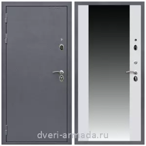 Входные двери модерн, Дверь входная Армада Престиж Strong антик серебро / МДФ 16 мм СБ-16 Белый матовый
