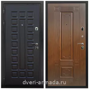 Двери МДФ для квартиры, Дверь входная Армада Триумф МДФ 16 мм ФЛ-183 Венге / МДФ 16 мм ФЛ-2 Мореная береза