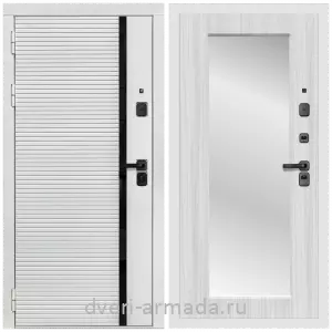 Входные двери толщиной 1.2 мм, Дверь входная Армада Каскад WHITE МДФ 10 мм / МДФ 16 мм ФЛЗ-Пастораль, Сандал белый