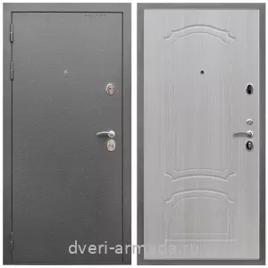 Входные двери толщиной 80 мм, Дверь входная Армада Оптима Антик серебро / ФЛ-140 Дуб белёный