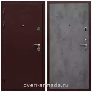 Входные двери толщиной 1.85 мм, Дверь входная Армада Престиж 2 Антик медь / ФЛ-291 Бетон темный