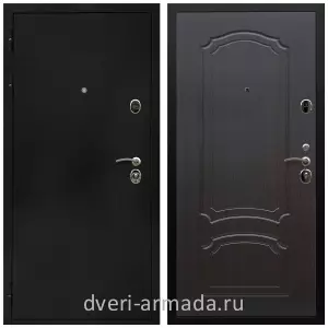 Входные двери толщиной 1.5 мм, Дверь входная Армада Престиж Черная шагрень / ФЛ-140 Венге