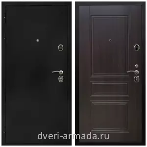 Входные двери толщиной 1.5 мм, Дверь входная Армада Престиж Черная шагрень / ФЛ-243 Эковенге