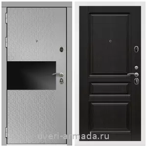 Двери МДФ для квартиры, Дверь входная Армада Престиж Белая шагрень МДФ 16 мм Милк рикамо софт / МДФ 16 мм ФЛ-243 Венге