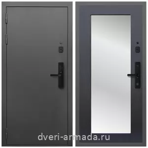 С зеркалом, Умная входная смарт-дверь Армада Гарант Kaadas S500/ МДФ 16 мм ФЛЗ-Пастораль, Венге