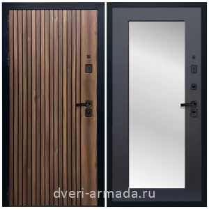 Входные двери с зеркалом МДФ, Дверь входная Армада Вектор МДФ 10 мм / МДФ 16 мм ФЛЗ-Пастораль, Венге