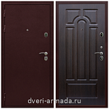 Входные двери толщиной 1.5 мм, Дверь входная стальная Армада Лондон Антик медь / ФЛ-58 Венге для квартиры