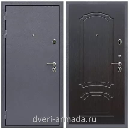 Дверь входная Армада Престиж Антик серебро / МДФ 6 мм ФЛ-140 Венге