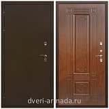 Двери в деревянный дом, Дверь входная уличная в дом Армада Термо Молоток коричневый/ ФЛ-2 Мореная береза для загородного дома от производителя